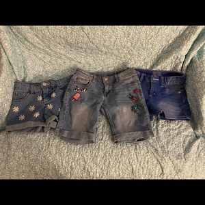 Justice shorts bundle